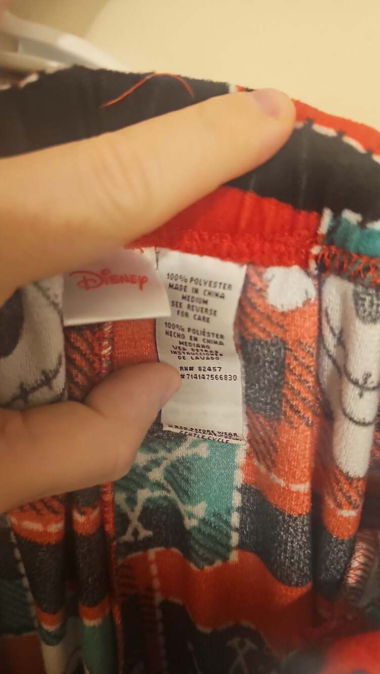 Disney Jack Skellington Nightmare Before Christmas Fleece Pajama Lounge Pants Me